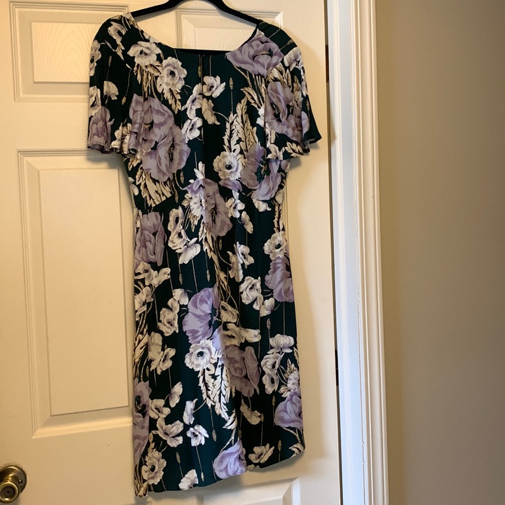 Garden party to fall transition dress.